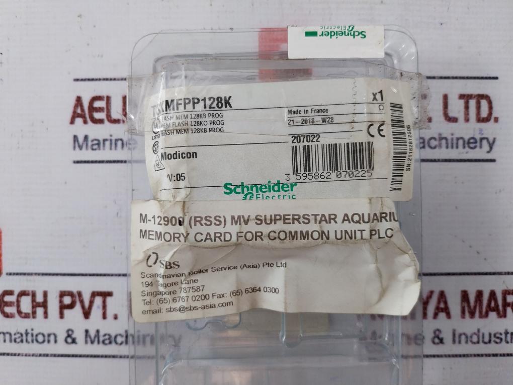 Schneider Electric Tsxmfpp128k Memory Card For Plc