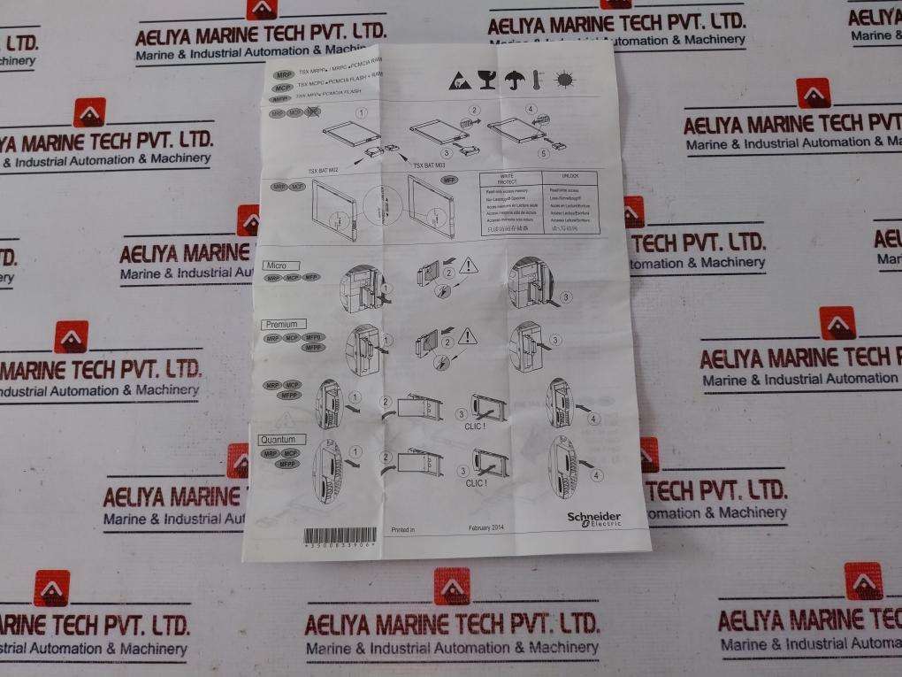 Schneider Electric Tsxmfpp128k Memory Card For Plc