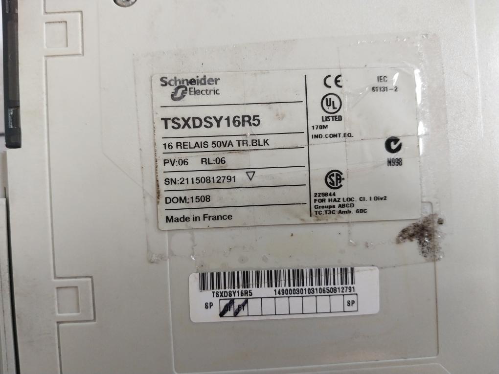 Schneider Electric Tsxpsy2600M Power Supply Module 8 Slot Single Rack Tsxbly01