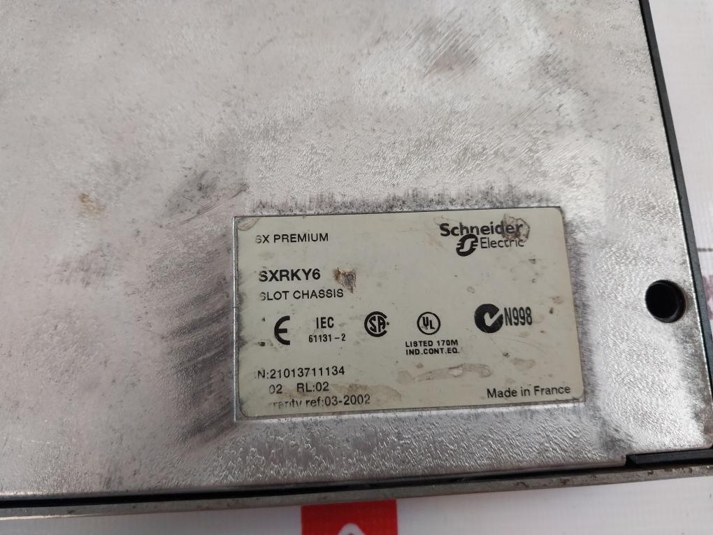Schneider Electric Tsxrky6 6 Slot Chassis Tsx Premium Iec 61131