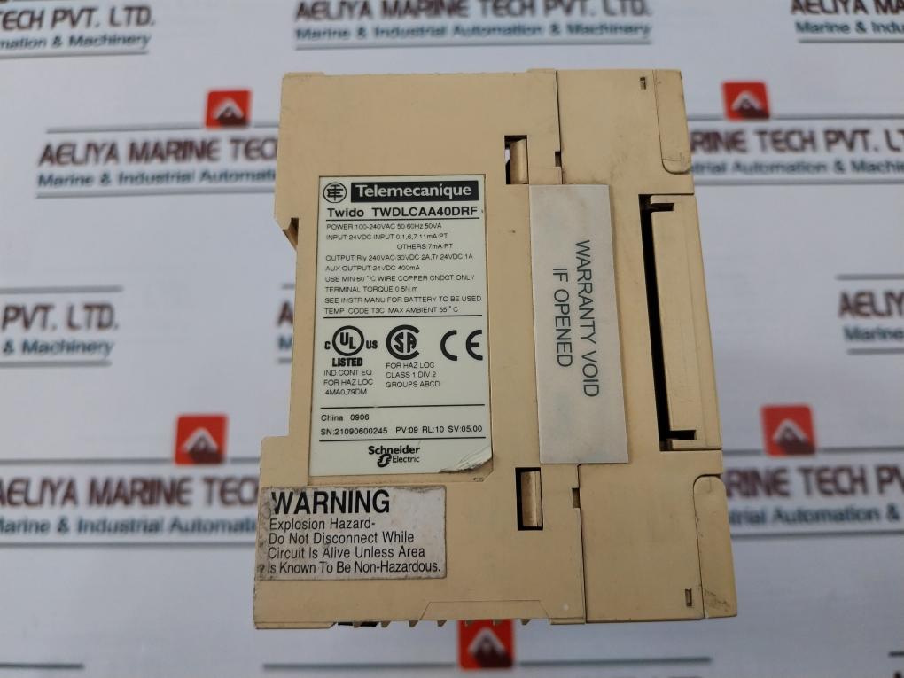 Schneider Electric Twdlcaa40Drf Compact Base Controller 100-240Vac 50/60Hz 50Va