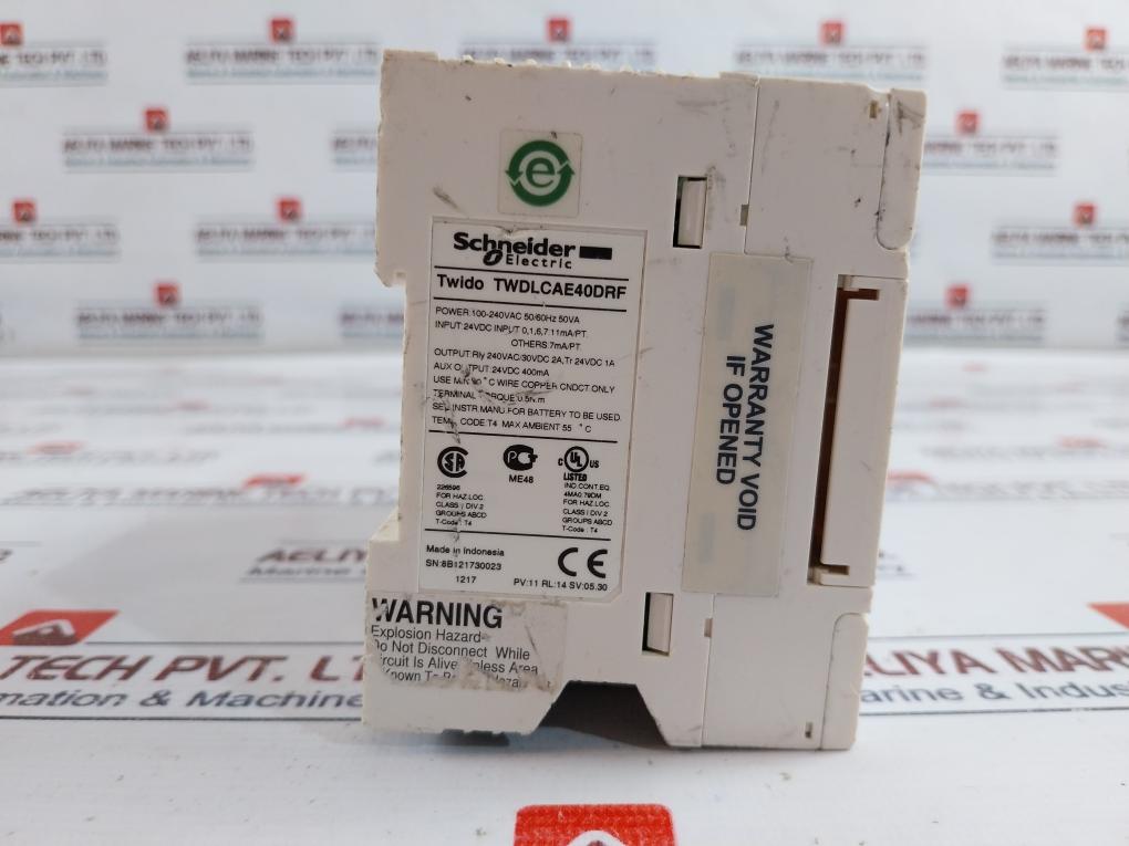 Schneider Electric Twdlcae40Drf Compact Plc Base Controller 100-240Vac 50/60Hz