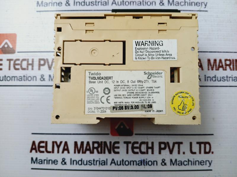 Schneider Electric Twdlmda20drt Twido Programmable Logic Controller