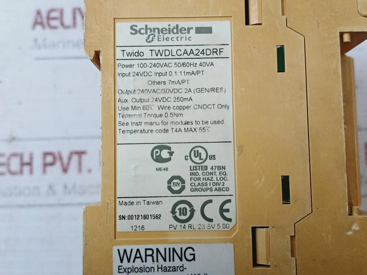 Schneider Electric Twido Twdlcaa24Drf Compact Base Controller 100-240Vac