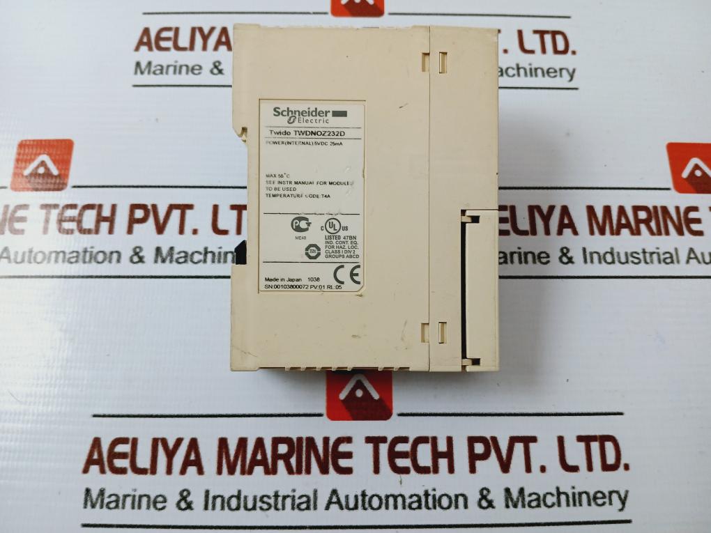 Schneider Electric Twido TWDNOZ232D Serial Link RS 232 DIN Max 55°C