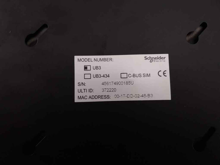 Schneider Electric Ub3 Room Logic Gateway 12vdc 1.5a 12xrj45 Port