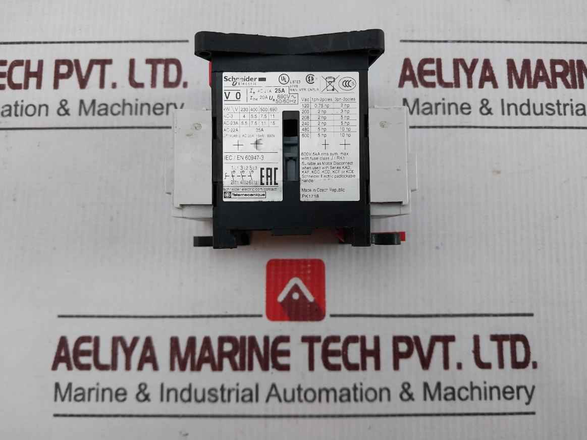 Schneider Electric V0 Tesys Vario Switch Body 690v 50/60hz 20a