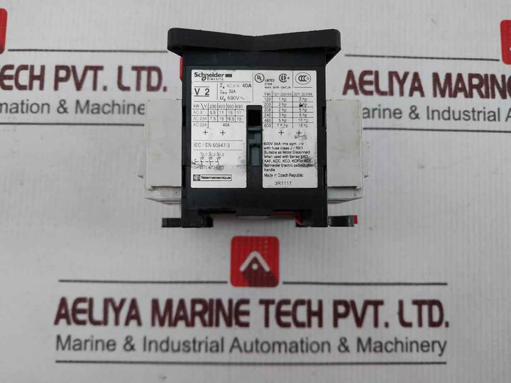 Schneider Electric V2 Tesys Vario Switch Body 600v 12a