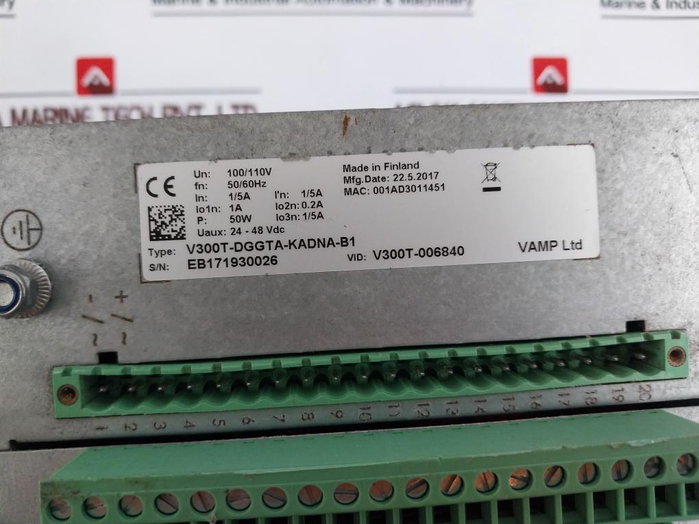 Schneider Electric V300T-DGGTA-KADNA-B1 Feeder And Motor Protection Relay