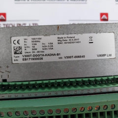 Schneider Electric V300T-DGGTA-KADNA-B1 Feeder And Motor Protection Relay
