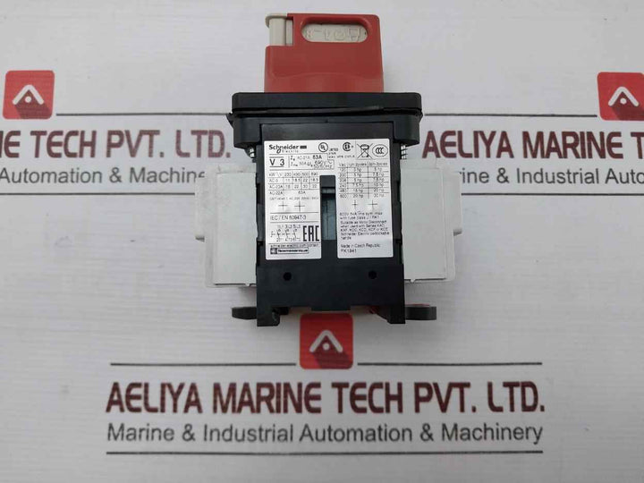 Schneider Electric V3 Emergency Stop Switch Disconnector 50/60Hz 63A 22Kw/690V