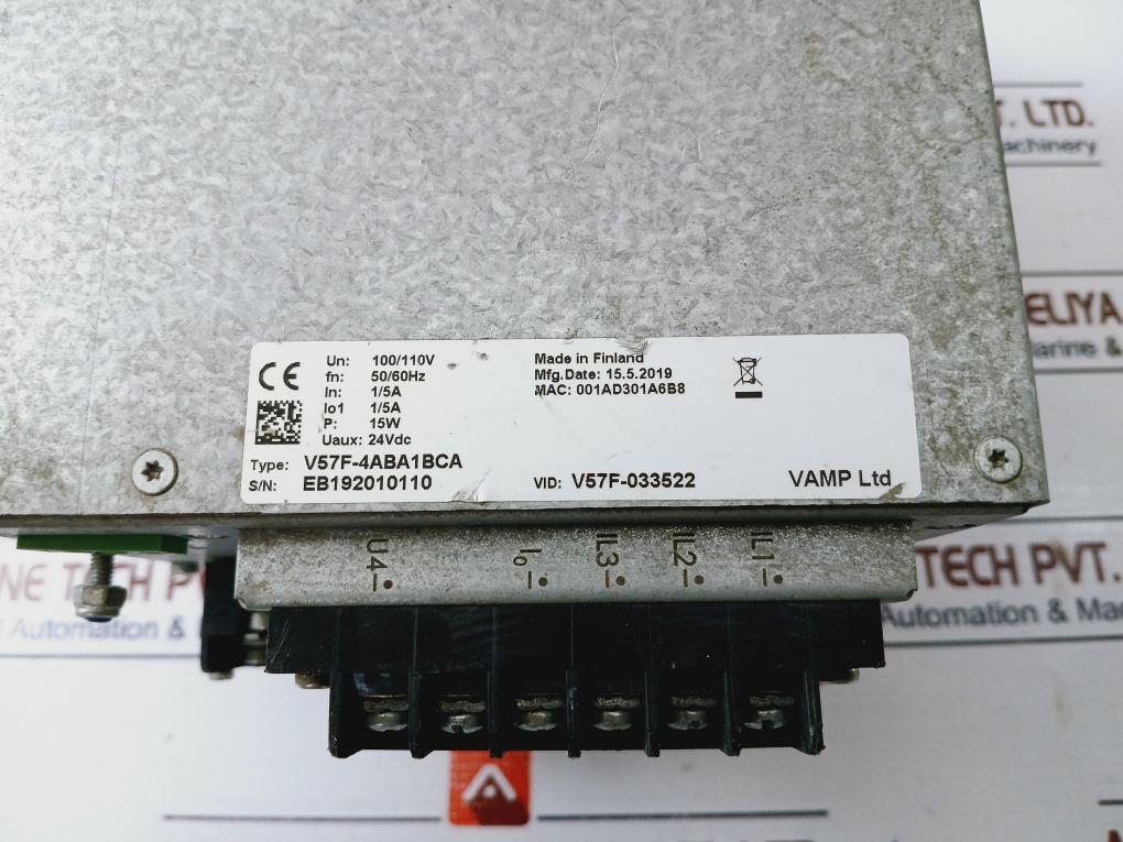 Schneider Electric V57F-4Aba1Bca Multipurpose Feeder And Motor Protection Relay