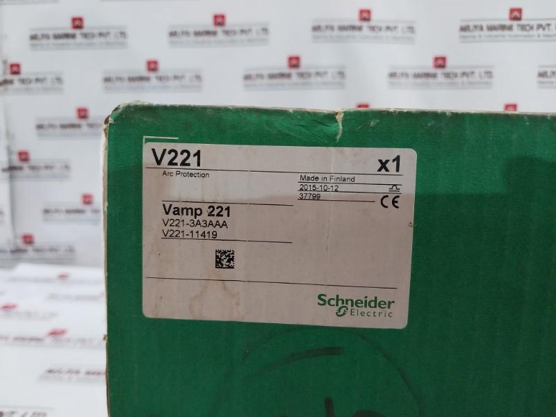 Schneider Electric Vamp 221 Relay With Arc Protection 50/60Hz 20W V221-11419