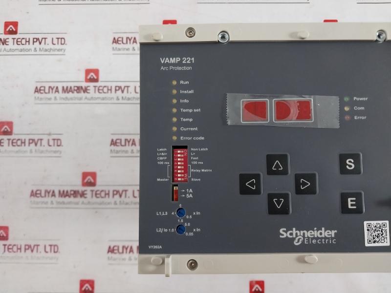Schneider Electric Vamp 221 Vamp Arc Protection V221010341 50/60Hz 40–265 Vac/Dc