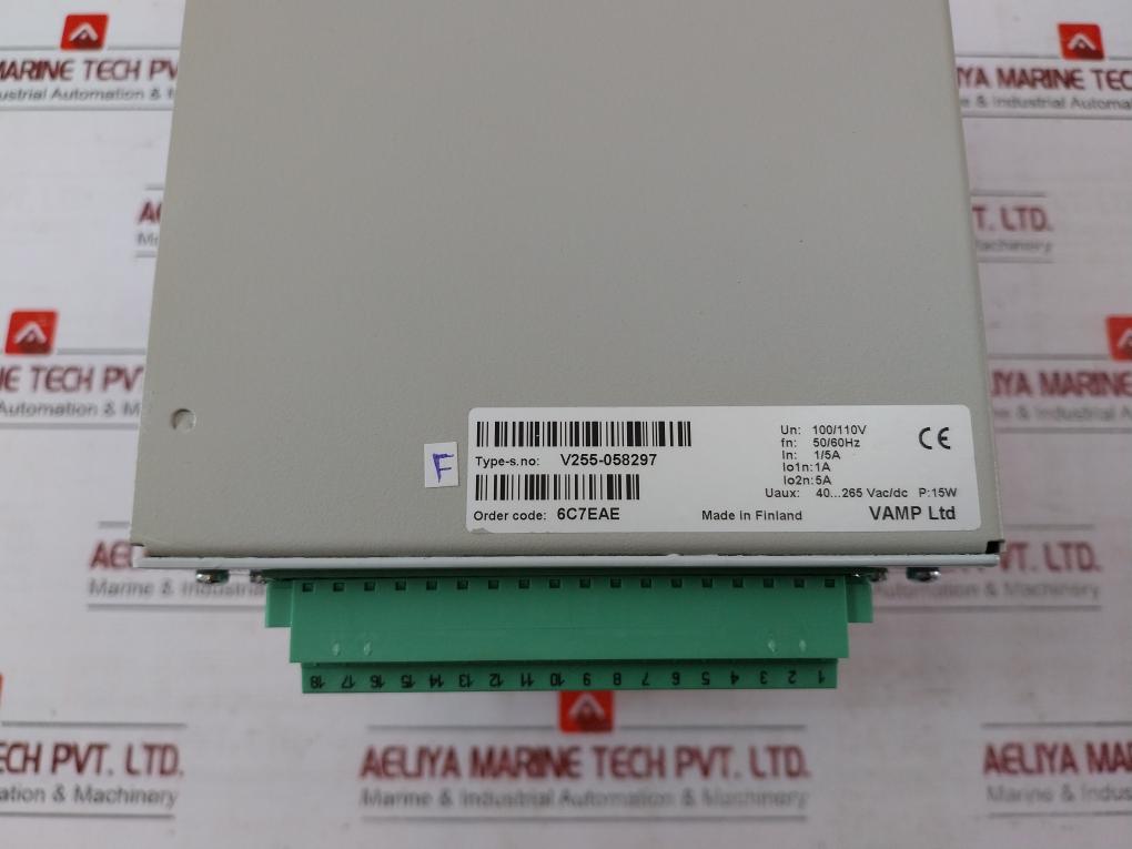 Schneider Electric Vamp 255 Feeder Motor Manager 100/110v 50/60hz V255-058298