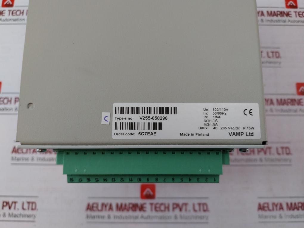 Schneider Electric Vamp 255 Feeder Motor Manager 100/110v 50/60hz V255-058298