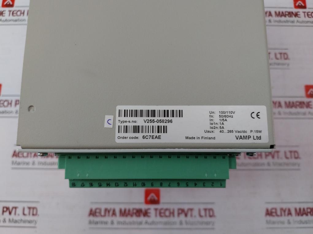 Schneider Electric Vamp 255 Feeder Motor Manager 100/110V 50/60Hz V255-058298