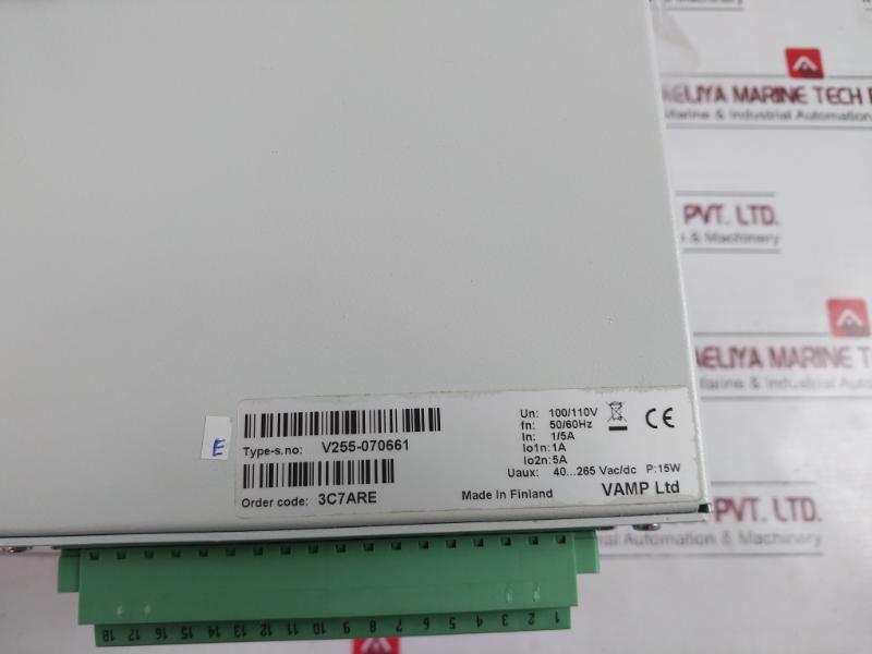Schneider Electric Vamp 255 Feeder Terminal 40-265Vac/Dc V255-072179