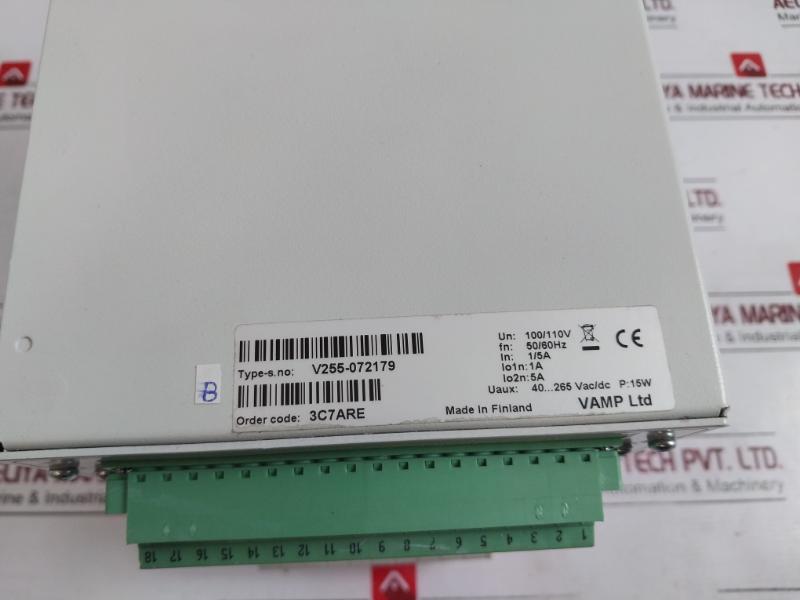 Schneider Electric Vamp 255 Feeder Terminal 40-265Vac/Dc V255-072179