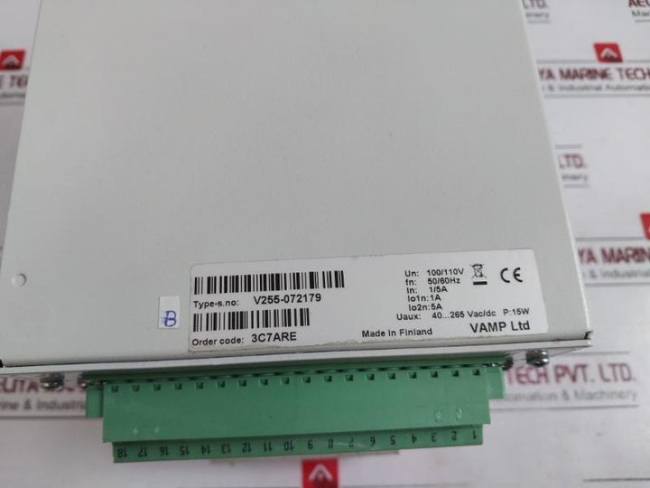 Schneider Electric Vamp 255 Feeder Terminal 40-265Vac/Dc V255-072179