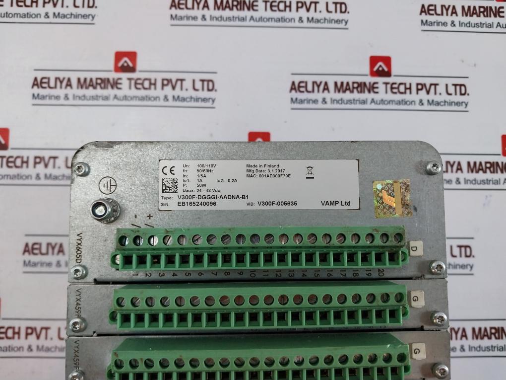 Schneider Electric Vamp 300 Protection Relay 24-48vdc 50/60hz