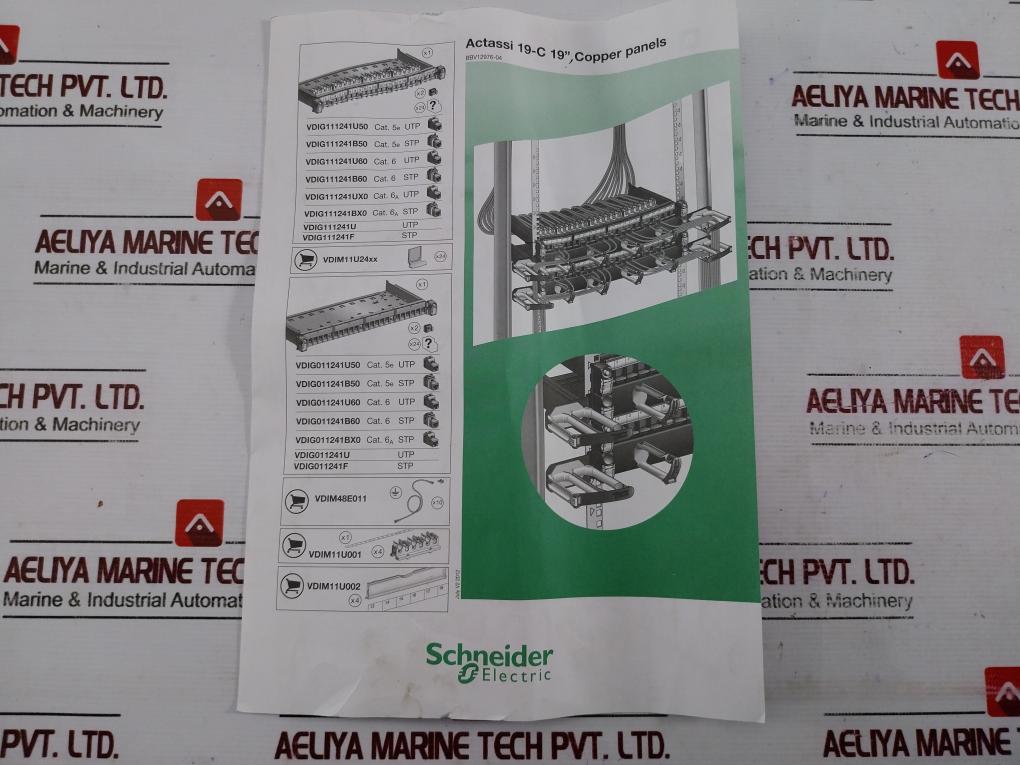 Schneider Electric Vdig111241F Patch Panel Actassi 19-c 19 Inch