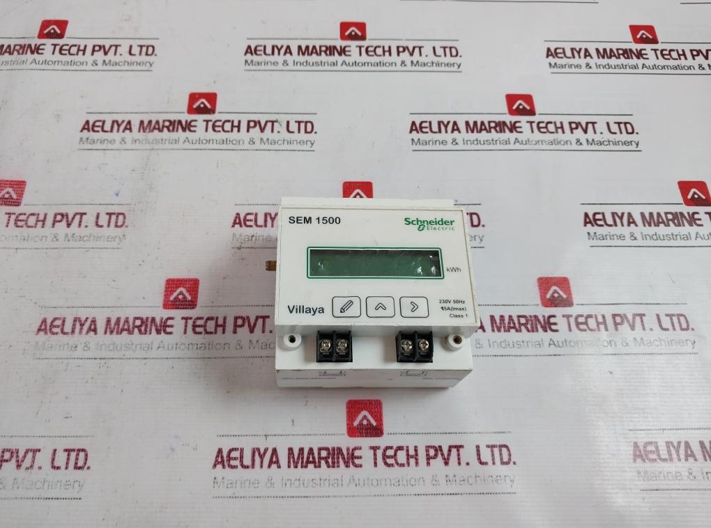 Schneider Electric Villaya Sem 1500 Kilowatt-hour Energy Meter 230V 50Hz Class 1