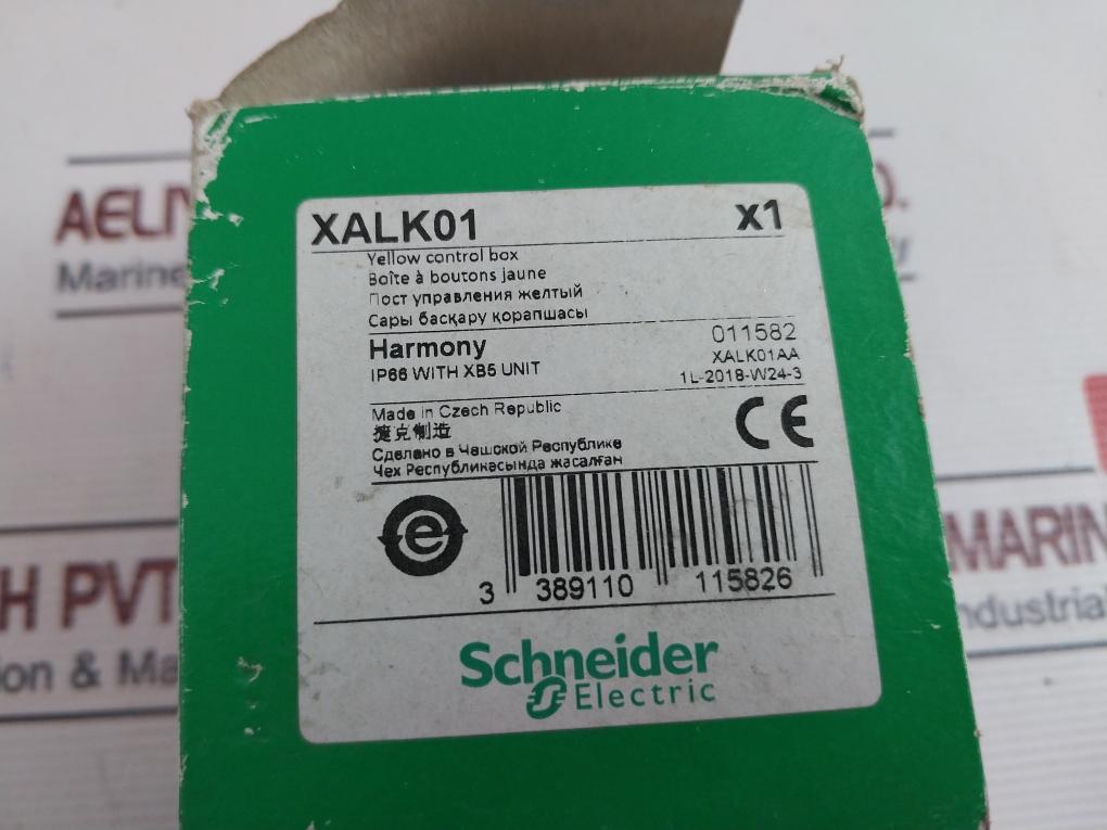 Schneider Electric Xalk01 Enclosure Push Button 240V 3A