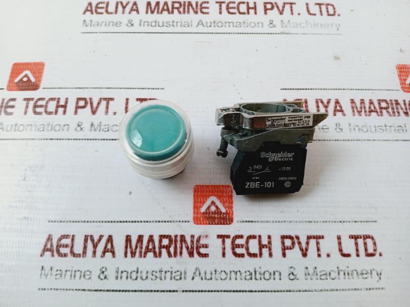 Schneider Electric Xb4 Bp31ex Green Pushbutton Spring Return Ip65
