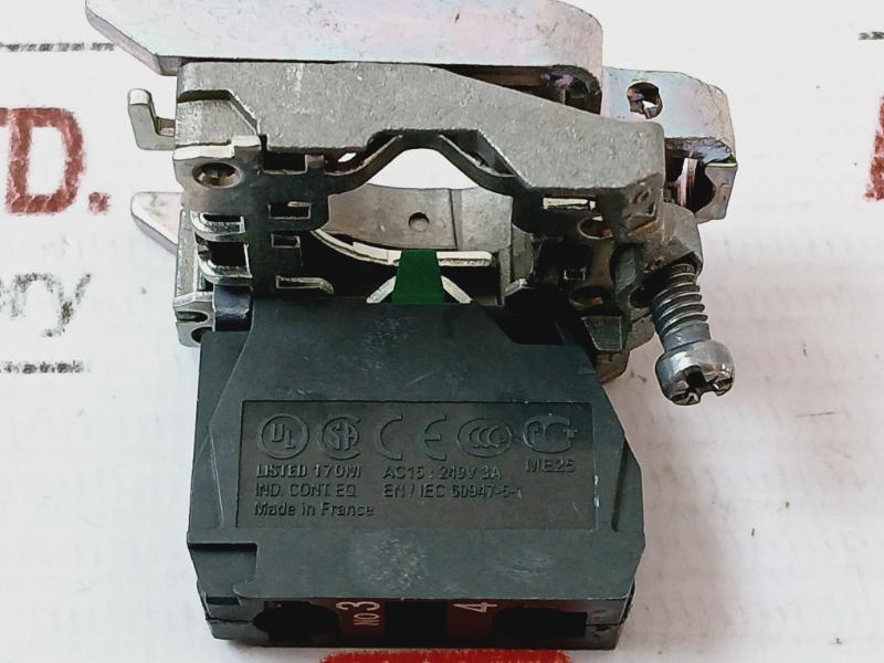 Schneider Electric Xb4 Bp31ex Green Pushbutton Spring Return Ip65