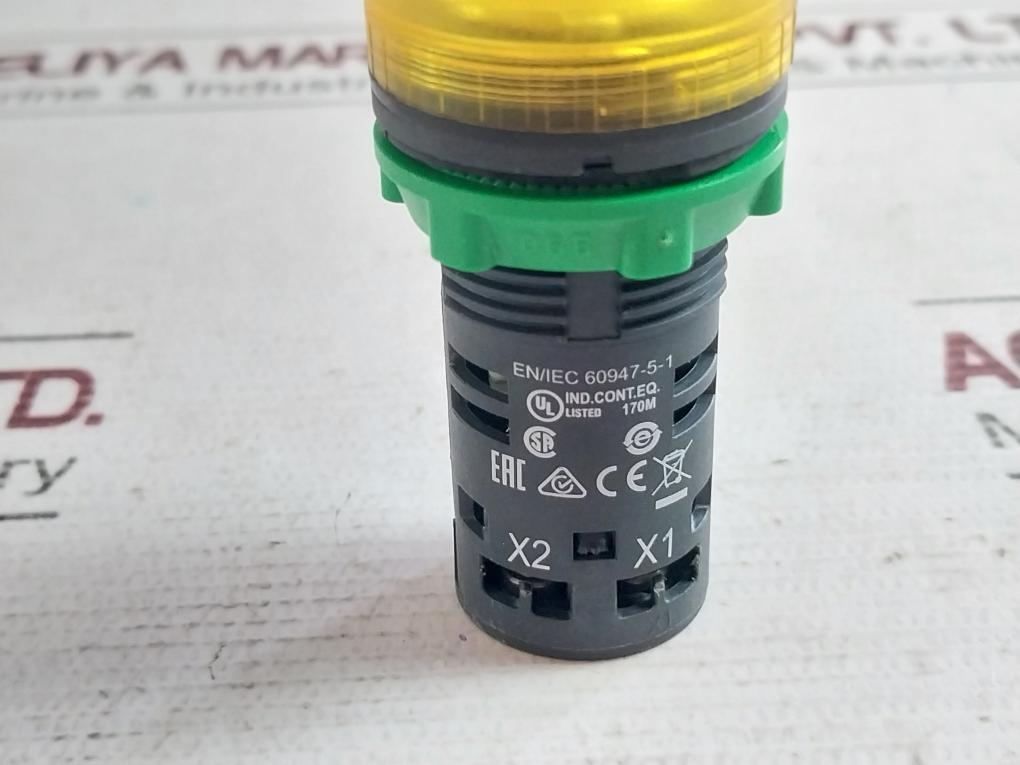 Schneider Electric Xb5Ks2B8 Yellow Buzzer 24V 58Ma En/Iec 60947-5-1