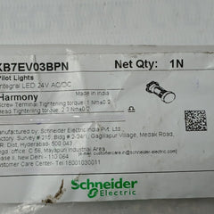 Schneider Electric Xb7Ev03Bpn Harmony Pilot Light 24V Ac/Dc