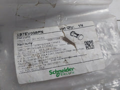 Lot of 10X SCHNEIDER ELECTRIC XB7EV03BPN Monolithic Pilot Light 24V AC/DC