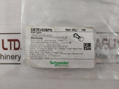 Lot of 2X Schneider Electric XB7EV03BPN Monolithic Pilot Light 24VAC/DC 8D17075