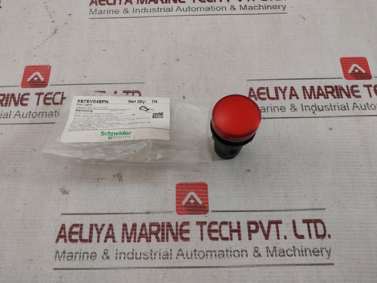 Schneider Electric Xb7Ev04Bpn Monolithic Pilot Light 24V 4Bpn, Xb7-ev0.Bpn