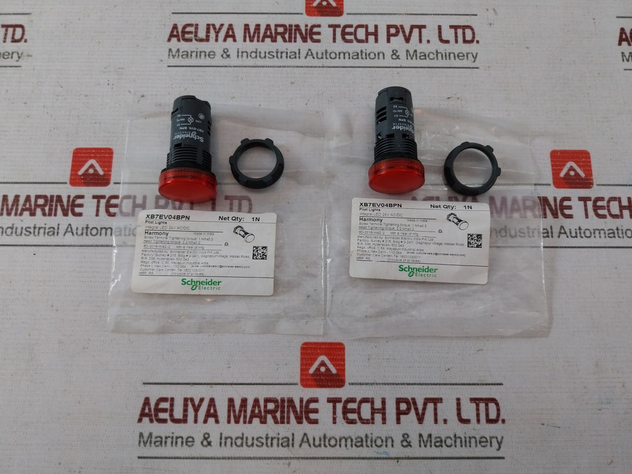Schneider Electric Xb7Ev04Bpn Monolithic Pilot Light 4Bpn 8D18422 24V Ac/Dc