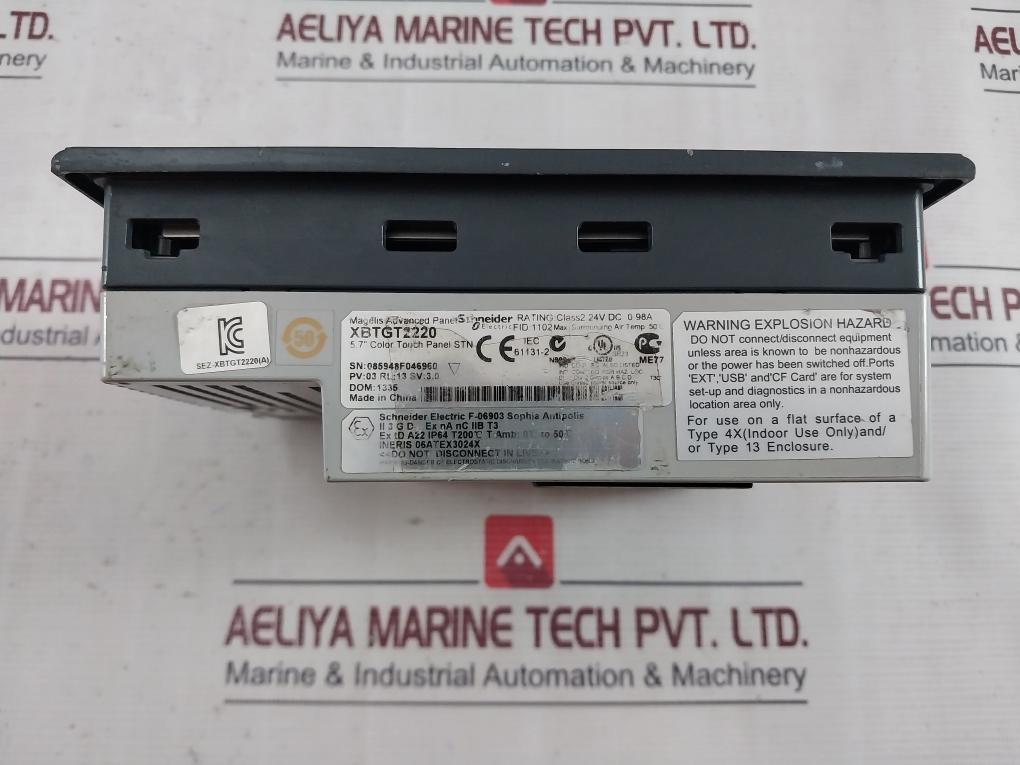 Schneider Electric Xbtgt2220 Advanced Touch Panel 5.7" Ip64 T200C