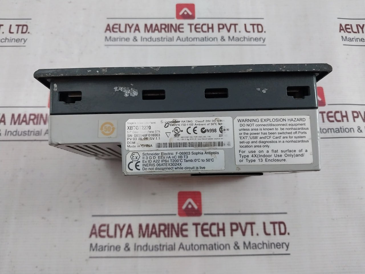 Schneider Electric Xbtgt2220 Touch Screen Panel 50C 24V Dc 0.98A