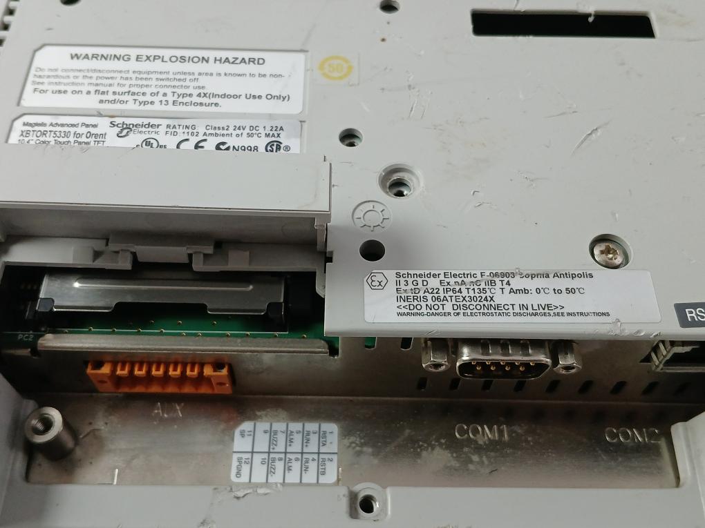 Schneider Electric Xbtort5330 Advanced Touchscreen Panel 10.4