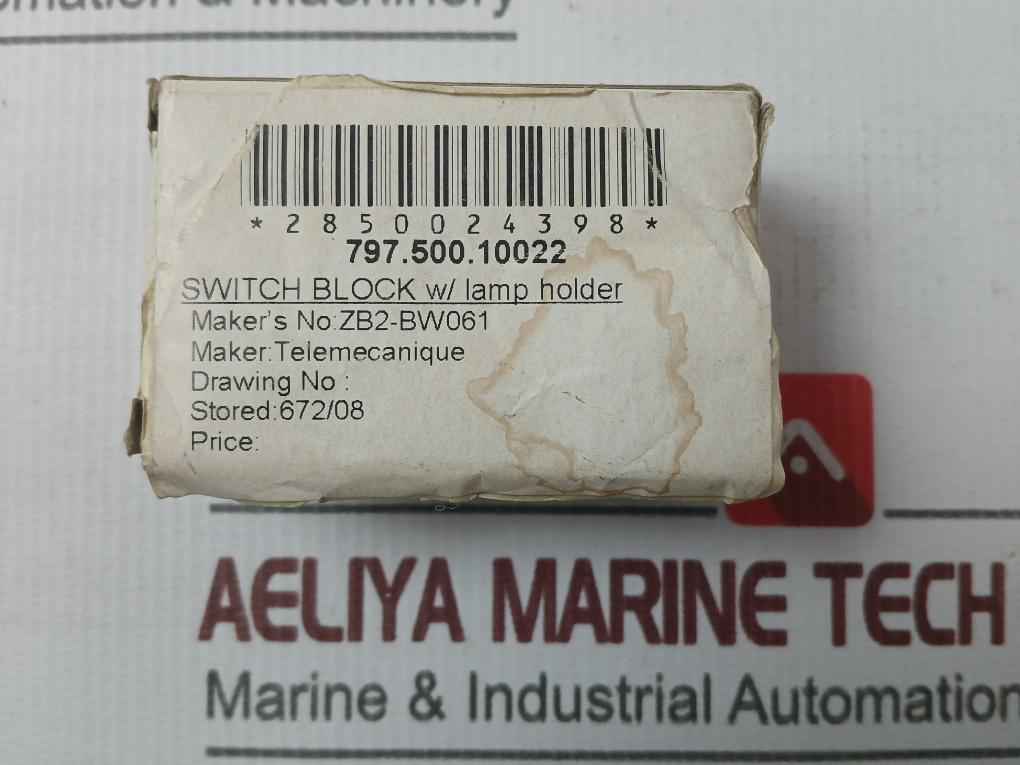 Schneider Electric Zb2-bw061 Body For Illuminated Control Button Ba 9S