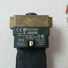 Schneider Electric Zb2-bw061 Body For Illuminated Control Button Ba 9S