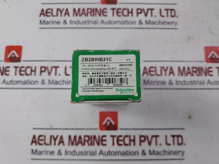 Schneider Electric Zb2Bwb31C Control And Signaling Unit 24V