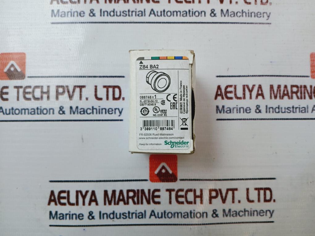 Lot Of 4X Schneider Electric Zb4Ba2 Push Button Switch Actuator