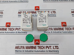 Lot Of 2X Schneider Electric ZB4 BA3 Push Button Green
