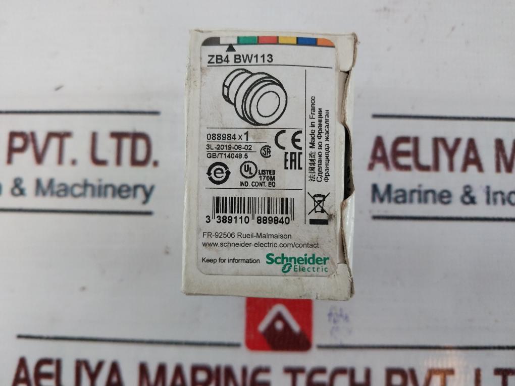 Schneider Electric Zb4 Bw113 Push Button 088984 X1