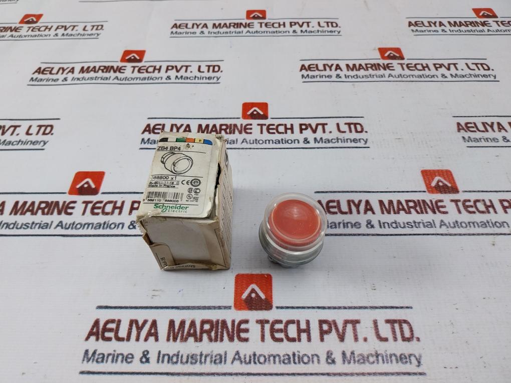 Schneider Electric Zb4bp4 Head For Non Illuminated Pushbutton 3l2011-11-18 (Red)