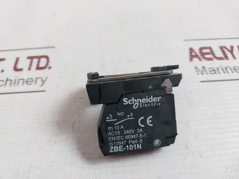 Schneider Electric Zbe-101N Single Contact Block Zb5Az009 Xb5Aa21N 10A 240V 3A