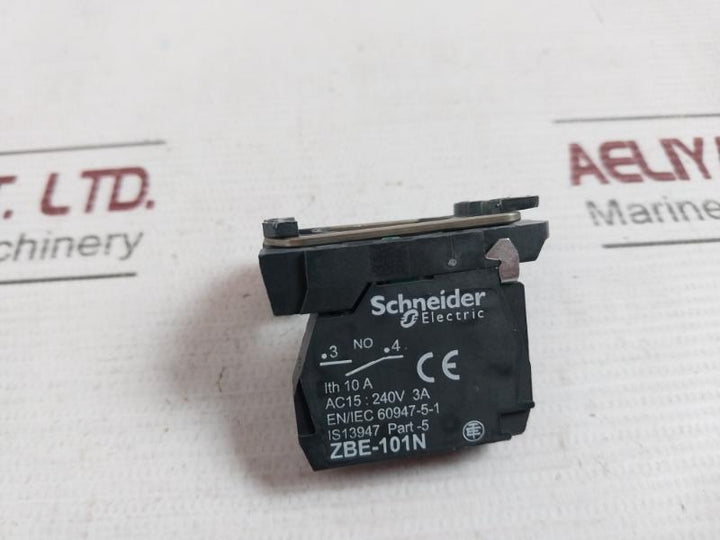 Schneider Electric Zbe-101N Single Contact Block Zb5Az009 Xb5Aa21N 10A 240V 3A
