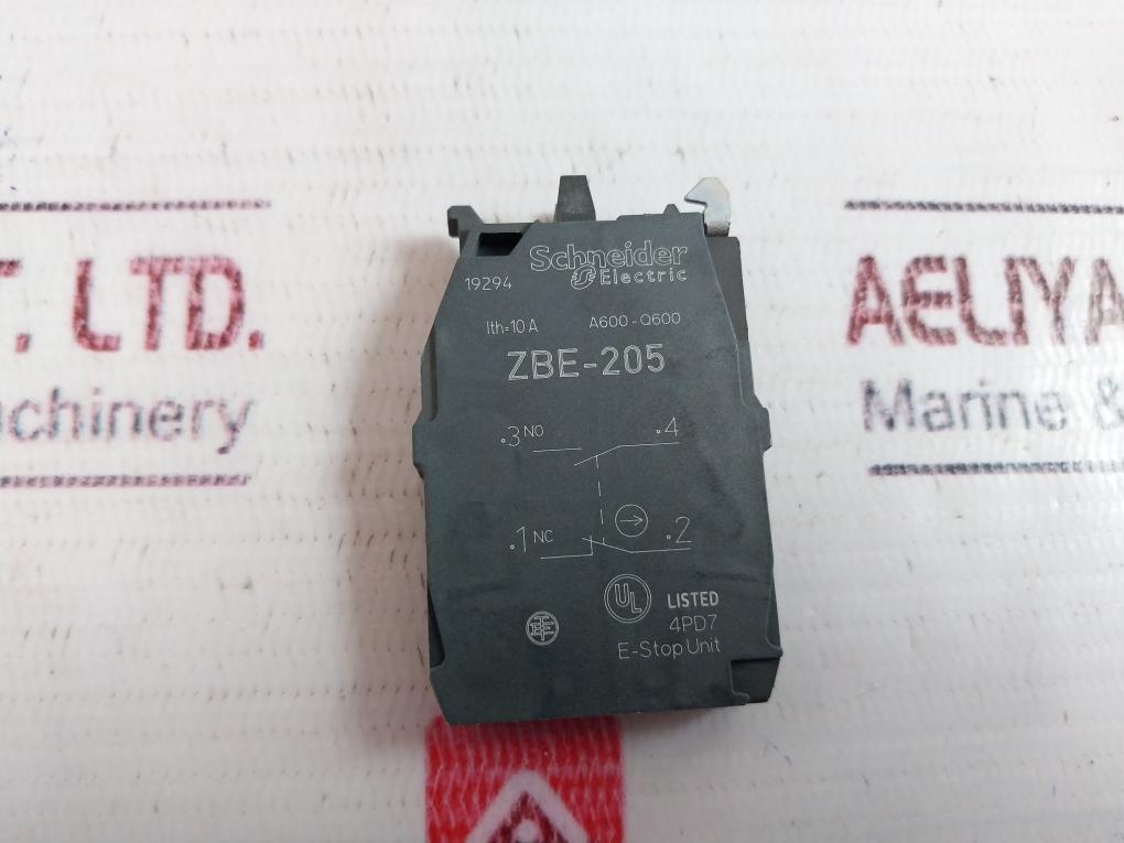 Schneider Electric Zbe 205 Contact Block 240V 3A