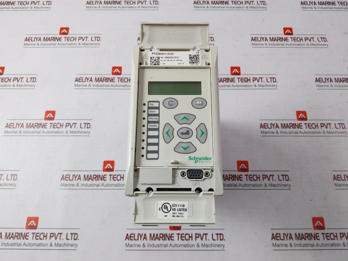 Schneider P122B00V112Ce0 Micom Ground Fault Protection Relay (Not Working)